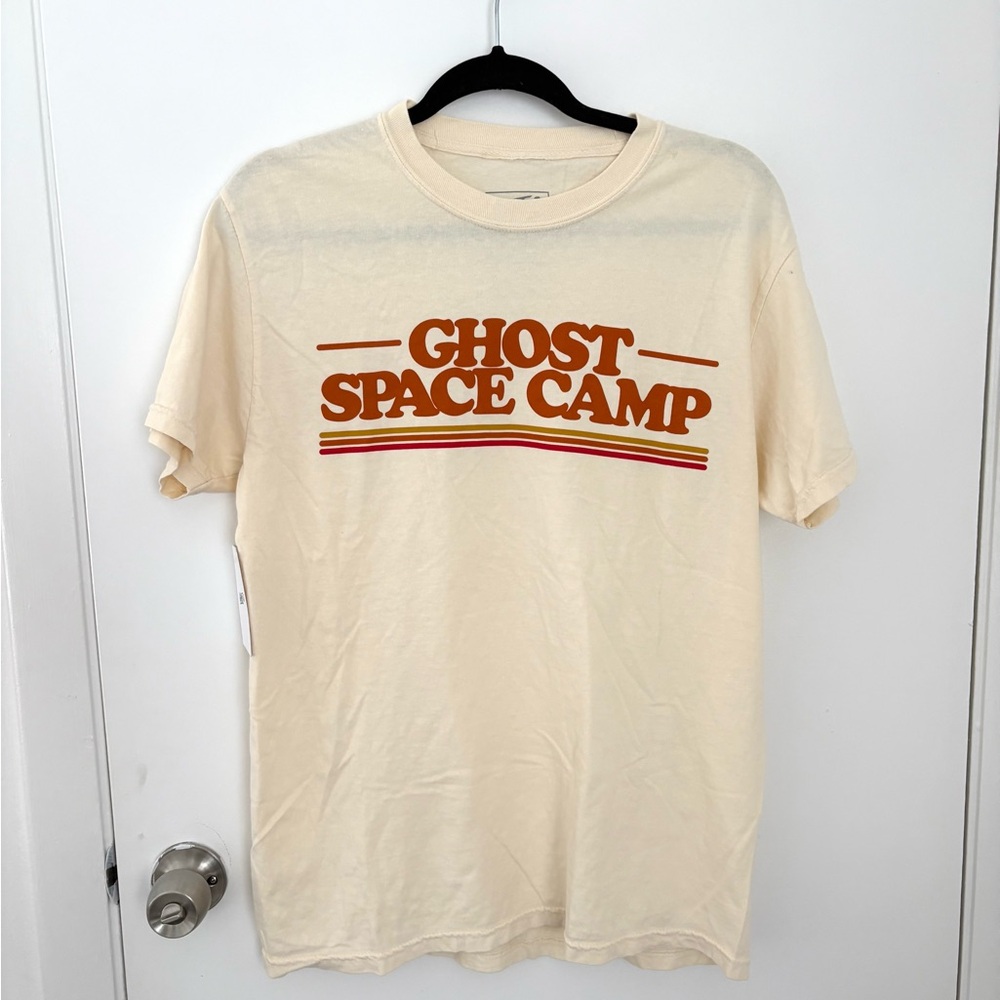 Ghost Space Camp T-shirt Beige 100% Cotton Medium NWT
